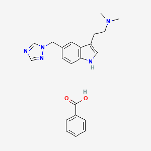 B1679399 Rizatriptan benzoate CAS No. 145202-66-0