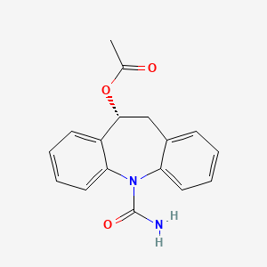 molecular formula C17H16N2O3 B1679410 （R）-利卡巴肼醋酸盐 CAS No. 186694-45-1