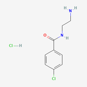 molecular formula C9H12Cl2N2O B1679451 N-(2-氨基乙基)-4-氯苯甲酰胺 CAS No. 87235-61-8