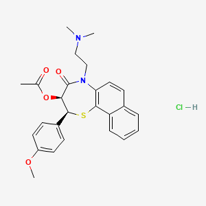 molecular formula C26H29ClN2O4S B1679468 Naltiazem hydrochloride CAS No. 108383-96-6