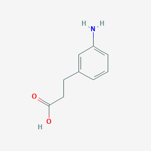 B167947 3-(3-Aminophenyl)propanoic acid CAS No. 1664-54-6