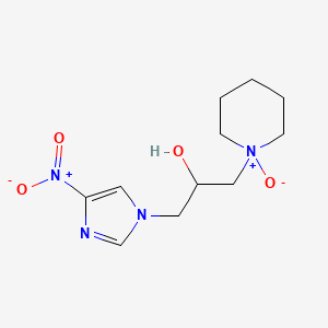 1-(4-Nitroimidazol-1-yl)-3-(1-oxidopiperidin-1-ium-1-yl)propan-2-ol
