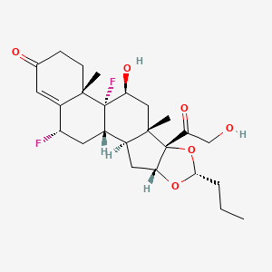 molecular formula C25H34F2O6 B1679504 罗氟司尼 CAS No. 144459-70-1