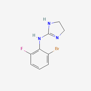 molecular formula C9H9BrFN3 B1679519 Romifidine CAS No. 65896-16-4