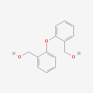 molecular formula C14H14O3 B167952 苯甲醇，2,2'-氧代双- CAS No. 10038-40-1