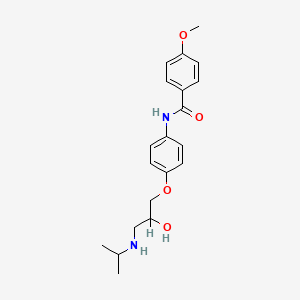 molecular formula C20H26N2O4 B1679521 Ronactolol CAS No. 90895-85-5