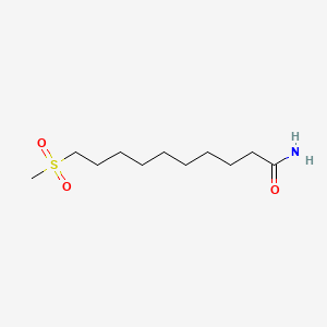molecular formula C11H23NO3S B1679531 Decanamide, 10-(methylsulfonyl)- CAS No. 53078-91-4