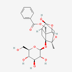 molecular formula C23H28O11 B1679553 Paeoniflorin CAS No. 23180-57-6