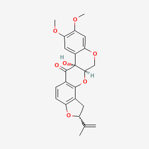 molecular formula C23H22O7 B1679575 12a-羟基鱼藤酮 CAS No. 509-96-6