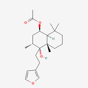 molecular formula C22H34O4 B1679581 Rotundifuran CAS No. 50656-65-0