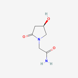 molecular formula C6H10N2O3 B1679592 (R)-奥拉西坦 CAS No. 68252-28-8