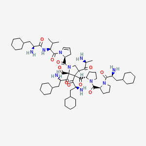 molecular formula C64H102N10O10 B1679605 Perhydroantamanide CAS No. 33906-64-8