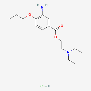 molecular formula C16H27ClN2O3 B1679621 普鲁卡因盐酸盐 CAS No. 5875-06-9