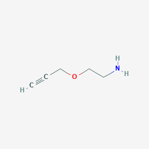 molecular formula C5H9NO B1679623 2-(2-Propynyloxy)ethylamine CAS No. 122116-12-5