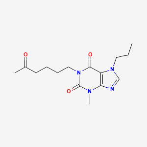 molecular formula C15H22N4O3 B1679635 丙戊啡林 CAS No. 55242-55-2