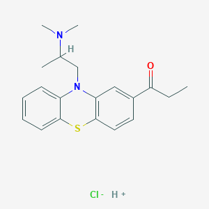 B1679643 Propiomazine hydrochloride CAS No. 1240-15-9