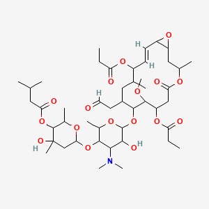 B1679647 Propionylmaridomycin CAS No. 35775-65-6