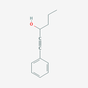 molecular formula C12H14O B167968 1-Phenyl-1-hexyn-3-ol CAS No. 1817-51-2