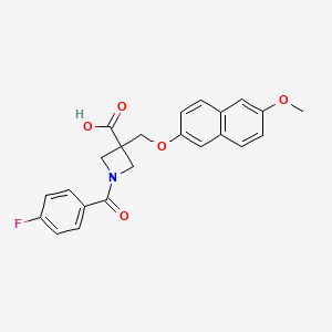 molecular formula C23H20FNO5 B1679681 PF-04418948 CAS No. 1078166-57-0