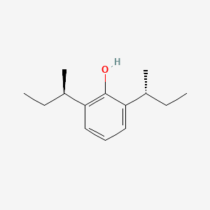 B1679685 2,6-Bis((1R)-1-methylpropyl)phenol, (-)- CAS No. 1083093-47-3