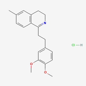 B1679687 1-(3,4-Dimethoxyphenylethyl)-6-methyl-3,4-dihydroisoquinoline CAS No. 132928-46-2