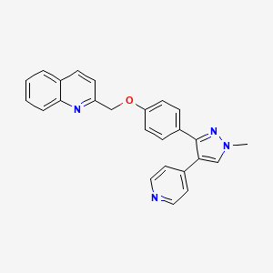 molecular formula C25H20N4O B1679693 马德泊德 CAS No. 898562-94-2