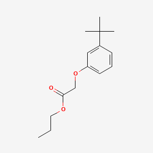 B1679711 Propyl-3-tert-butylphenoxyacetate CAS No. 66227-09-6