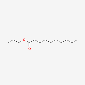 molecular formula C13H26O2 B1679712 癸酸丙酯 CAS No. 30673-60-0