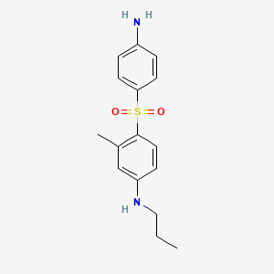 B1679713 Propyldapsone CAS No. 101513-21-7