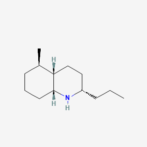 B1679866 5-Methyl-2-propyldecahydroquinoline CAS No. 27766-71-8