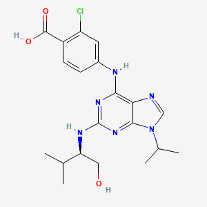 molecular formula C20H25ClN6O3 B1679876 普瓦诺醇 B CAS No. 212844-54-7