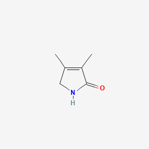 molecular formula C6H9NO B1679885 3,4-Dimethyl-1,5-dihydro-2H-pyrrol-2-one CAS No. 4030-22-2