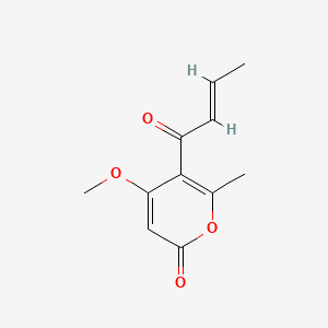 molecular formula C11H12O4 B1679936 派瑞诺辛 A CAS No. 76868-97-8