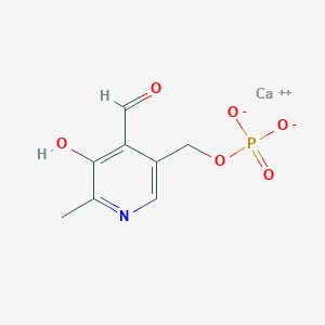 molecular formula C8H8CaNO6P B1679949 磷酸吡哆醛钙 CAS No. 5913-70-2