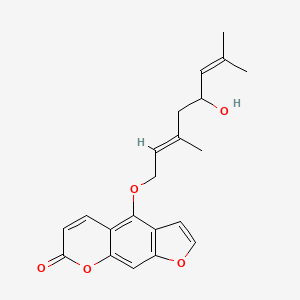 molecular formula C21H22O5 B1679982 ノトプテロール CAS No. 88206-46-6