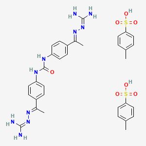 molecular formula C33H40N10O7S2 B1680116 NSC 109555 二甲磺酸盐 CAS No. 66748-43-4