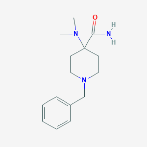 1-Benzyl-4-(dimethylamino)piperidine-4-carboxamide