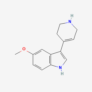 B1680165 5-methoxy-3-(1,2,3,6-tetrahydropyridin-4-yl)-1H-indole CAS No. 66611-26-5