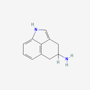 molecular formula C11H12N2 B1680170 1,3,4,5-四氢苯并[cd]吲哚-4-胺 CAS No. 77963-70-3