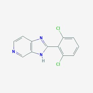 molecular formula C12H7Cl2N3 B168019 2-(2,6-二氯苯基)-3H-咪唑并[4,5-c]吡啶 CAS No. 1283261-83-5