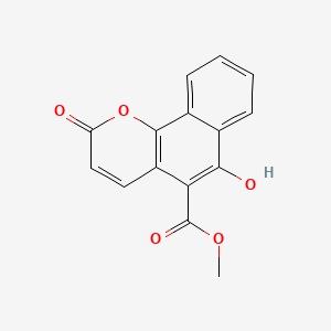 molecular formula C15H10O5 B1680193 Rubilactone CAS No. 142182-54-5