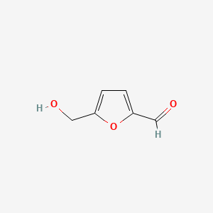 molecular formula C6H6O3 B1680220 5-羟甲基糠醛 CAS No. 67-47-0