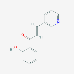 B1680224 (E)-1-(2-hydroxyphenyl)-3-pyridin-3-ylprop-2-en-1-one CAS No. 908563-68-8