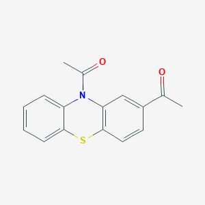 B1680226 1,1'-(10H-Phenothiazine-2,10-diyl)bisethan-1-one CAS No. 6632-11-7