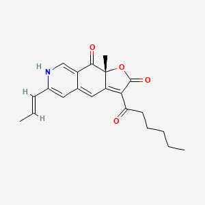 molecular formula C21H23NO4 B1680260 Rubropunctamine CAS No. 514-66-9