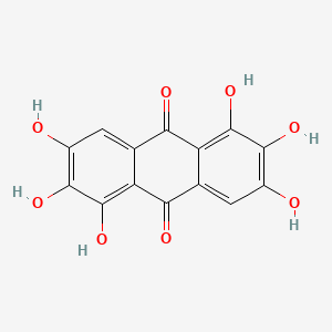 molecular formula C14H8O8 B1680268 红没食子酚 CAS No. 82-12-2