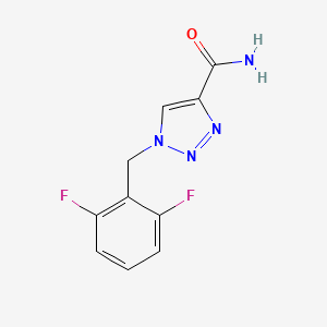 molecular formula C10H8F2N4O B1680269 鲁芬酰胺 CAS No. 106308-44-5