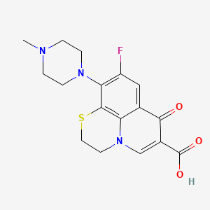 molecular formula C17H18FN3O3S B1680270 鲁弗沙星 CAS No. 101363-10-4