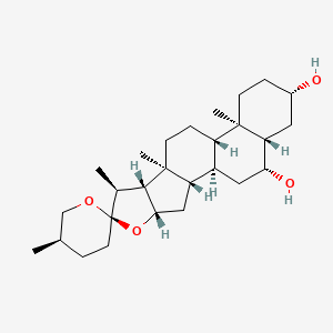B1680274 beta-Chlorogenin CAS No. 41743-71-9