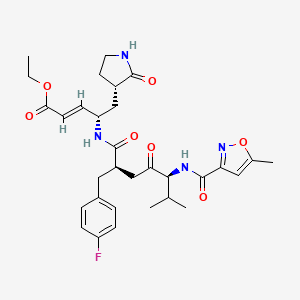 molecular formula C31H39FN4O7 B1680277 鲁匹韦 CAS No. 223537-30-2